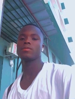 Juslin's profile, a single 24-year-old a man in Abidjan