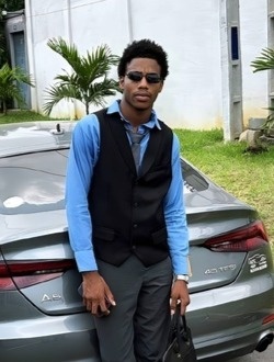 Christ's profile, a single 20-year-old a man in Abidjan