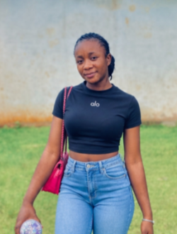 Rose's profile, a single 22-year-old a woman in Lubumbashi