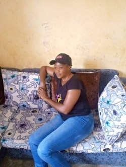 Marie Claire's profile, a single 18-year-old a woman in Abaga