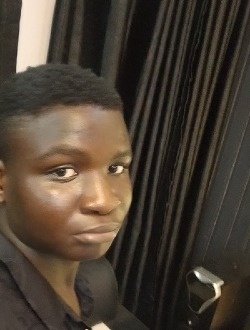 Ishola's profile, a single 19-year-old a man in Aach