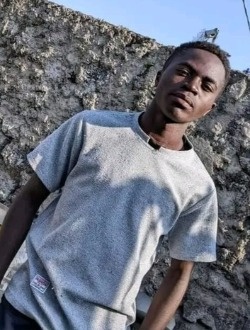 Chrispin's profile, a single 22-year-old a man in Goma