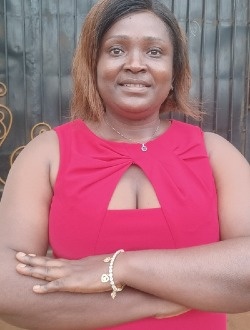 Albertine's profile, a single 44-year-old a woman in Nkolnda
