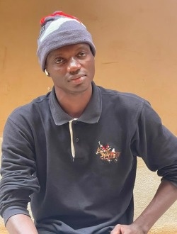 Mamadou's profile, a single 25-year-old a man in Ouagadougou