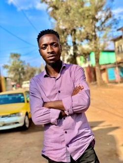 Jean's profile, a single 26-year-old a man in Bukavu