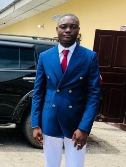 Boy's profile, a single 24-year-old a man in Pointe-Noire