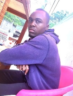 Dan's profile, a single 25-year-old a man in Kinshasa