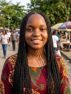 Angela's profile, a single 25-year-old a woman in Bafoussam II