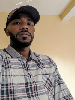 Martial's profile, a single 34-year-old a man in Lubumbashi