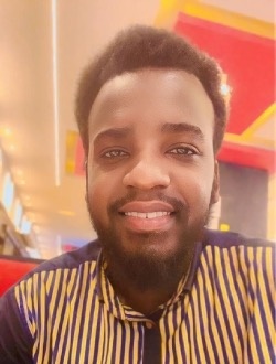Chris's profile, a single 27-year-old a man in Kinshasa