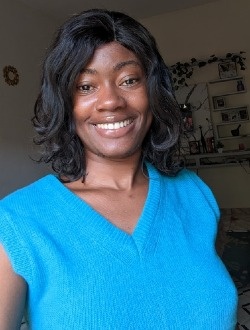 Andy's profile, a single 28-year-old a woman in Nkozoa