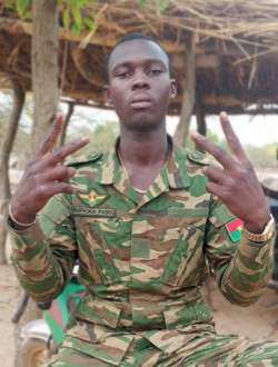 Rodrigue's profile, a single 21-year-old a man in Ouagadougou