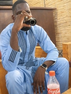 Mohamed's profile, a single 27-year-old a man in Ouagadougou