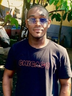 Yvon's profile, a single 26-year-old a man in Kinshasa