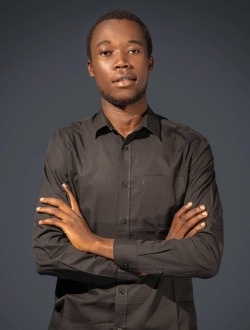 Joe's profile, a single 26-year-old a man in Kinshasa