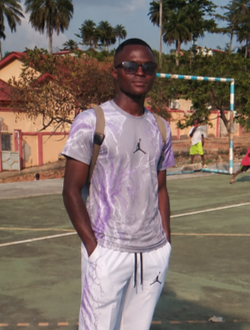 Désiré's profile, a single 23-year-old a man in Nzérékoélé