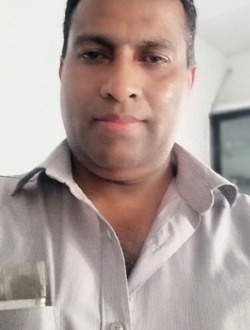Ash's profile, a single 44-year-old a man in Colombo