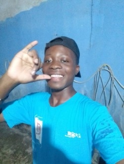 Pascal's profile, a single 19-year-old a man in Lomé