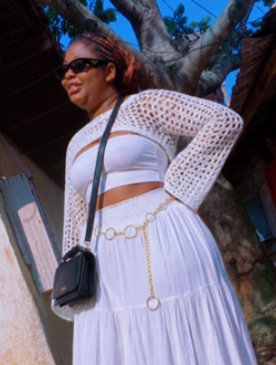Marie's profile, a single 25-year-old a woman in Yaoundé