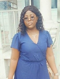 Andy's profile, a single 28-year-old a woman in Douala