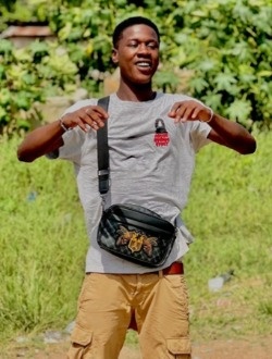 Hamilton's profile, a single 26-year-old a man in Abidjan