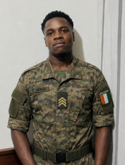 Serge's profile, a single 25-year-old a man in Abidjan