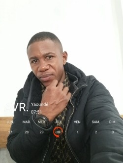 Martin Gilbert's profile, a single 35-year-old a man in Yaoundé