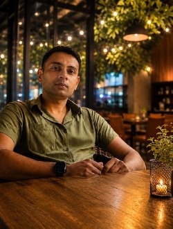 Aruna's profile, a single 37-year-old a man in Colombo