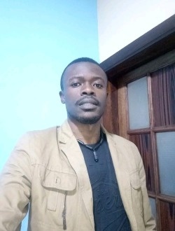 Alex's profile, a single 32-year-old a man in Kinshasa