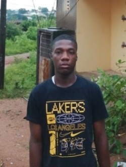 Eudes's profile, a single 22-year-old a man in Abidjan