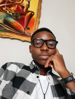 Rael's profile, a single 28-year-old a man in Kinshasa