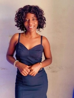 Esther's profile, a single 26-year-old a woman in Goma