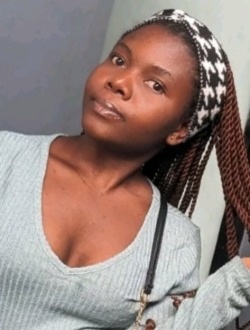 Angela's profile, a single 26-year-old a woman in Goma