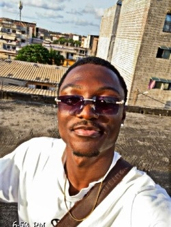 Moses's profile, a single 23-year-old a man in Abidjan