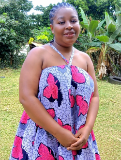 Maria's profile, a single 26-year-old a woman in Aboué