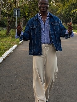 Morgan's profile, a single 28-year-old a man in Accra