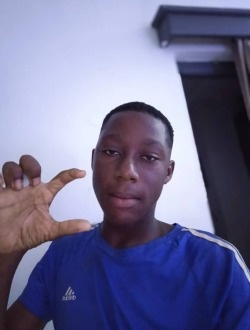 Emmanuel's profile, a single 18-year-old a man in Abidjan