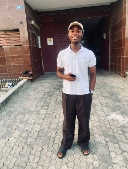 Samuel's profile, a single 22-year-old a man in Abidjan