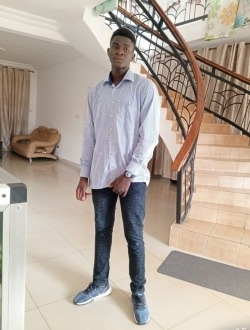 Dieu Donné's profile, a single 20-year-old a man in Conakry