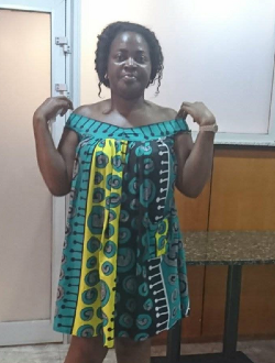 Calixte's profile, a single 40-year-old a woman in Douala