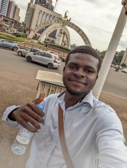 Valez's profile, a single 26-year-old a man in Yaoundé