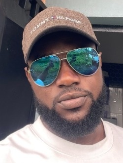 Mr Kadja's profile, a single 28-year-old a man in Douala