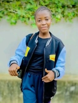 Jenny's profile, a single 19-year-old a woman in Kisangani