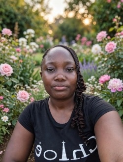 Ines's profile, a single 32-year-old a woman in Mvangué