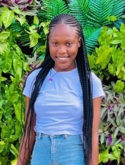 Francina's profile, a single 20-year-old a woman in Brazzaville
