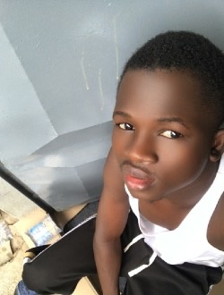 Ibrahim's profile, a single 26-year-old a man in Abidjan