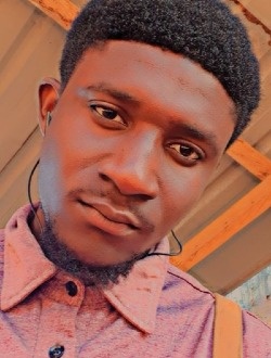Latif's profile, a single 28-year-old a man in Buduburam