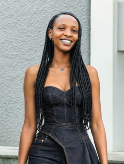 Amani's profile, a single 23-year-old a woman in Bukavu