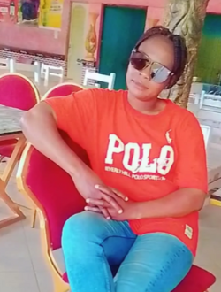 Marie Claire's profile, a single 18-year-old a woman in Abomey-Calavi